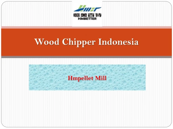 Great Wood Chipper Indonesia at Best Rates | Hmpellet Mill