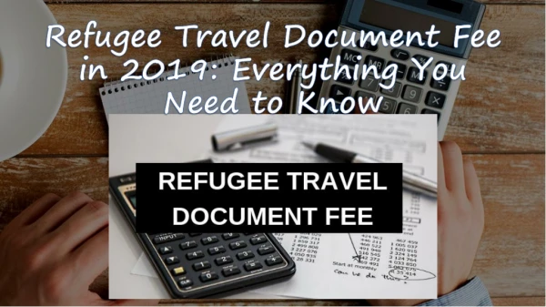 How much is the fee for travel document?