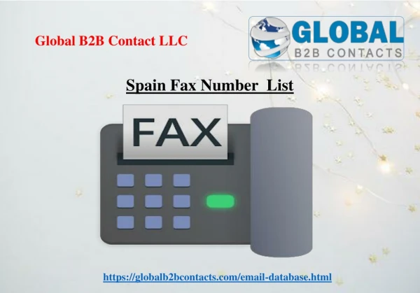 spain fax number list