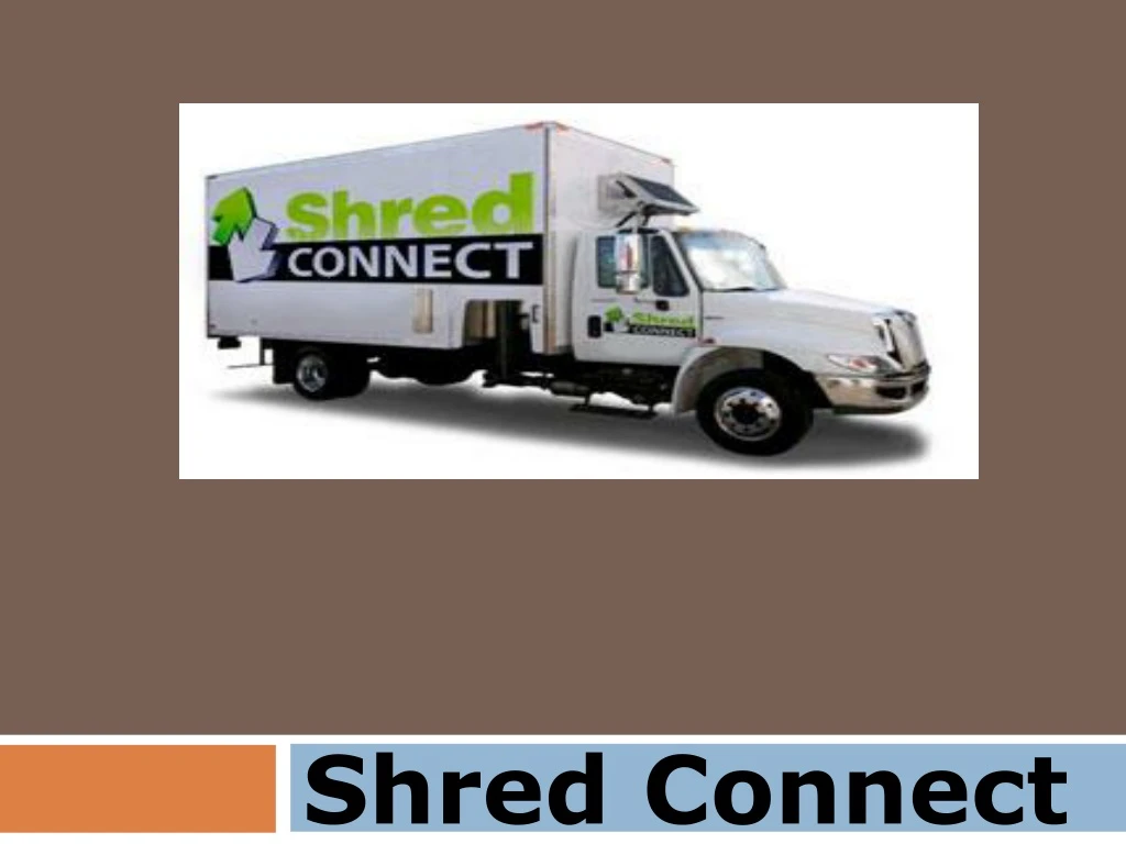 shred connect