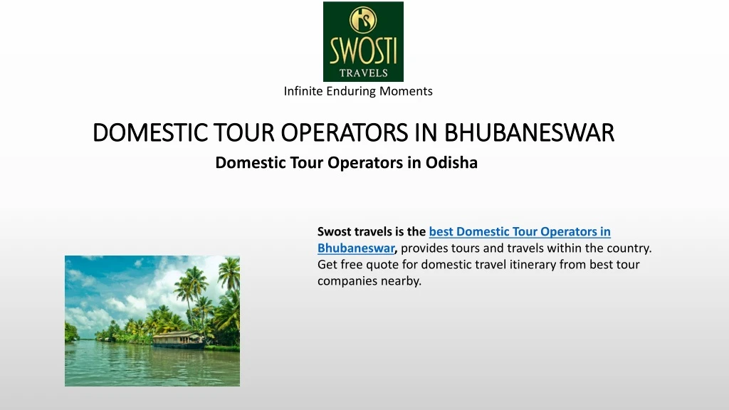 domestic tour operators in bhubaneswar