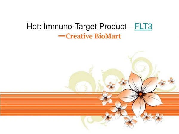 Hot: Immuno-Target Product—FLT3 —Creative BioMart