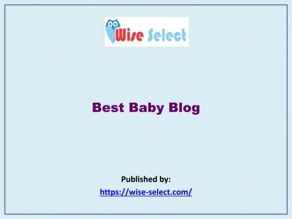 Best Baby Blog