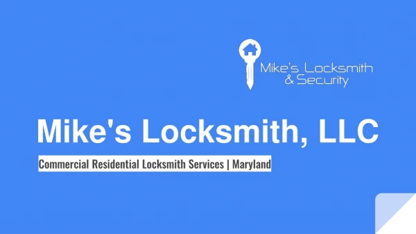 Locksmith Maryland