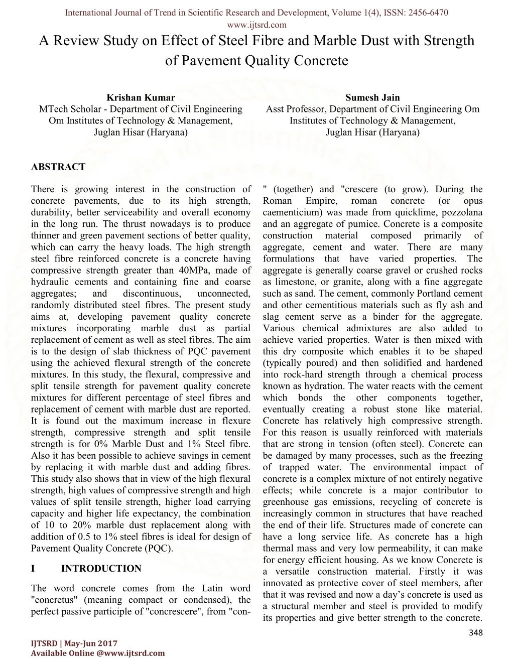 international journal of trend in scientific