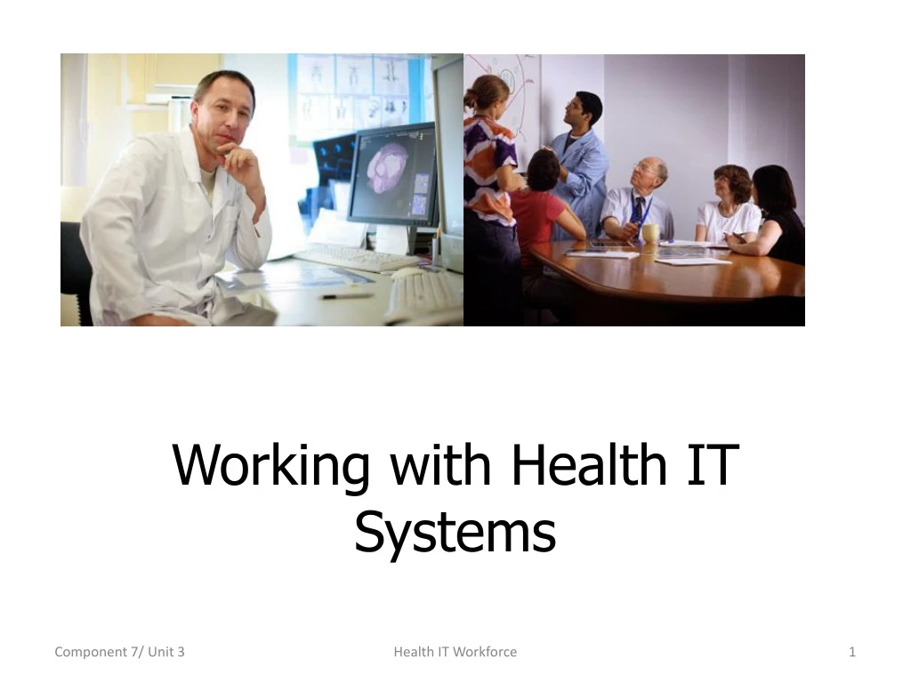 working with health it systems