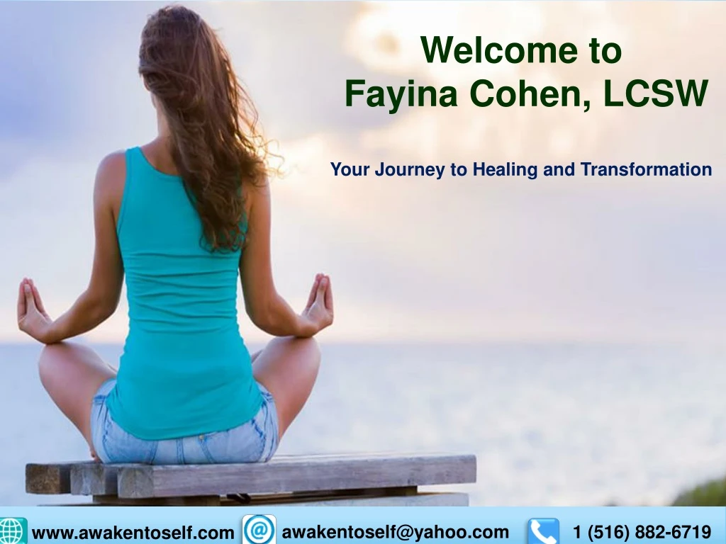 welcome to fayina cohen lcsw your journey