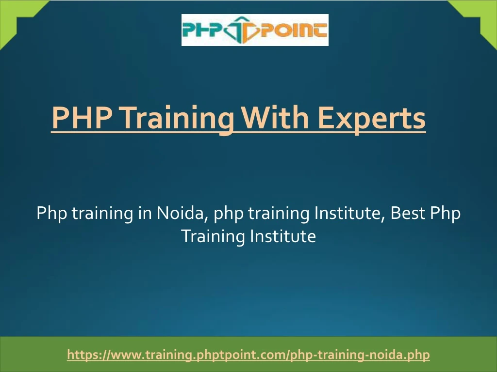 php training with experts
