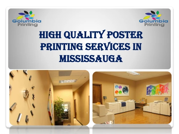 High Quality Poster Printing Services in Mississauga