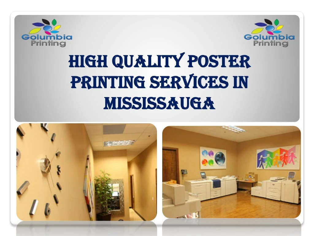 high quality poster printing services