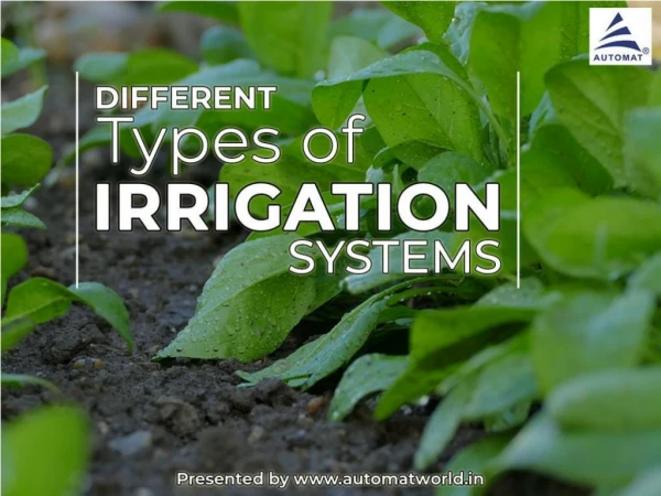 Different Types Of Irrigation Systems