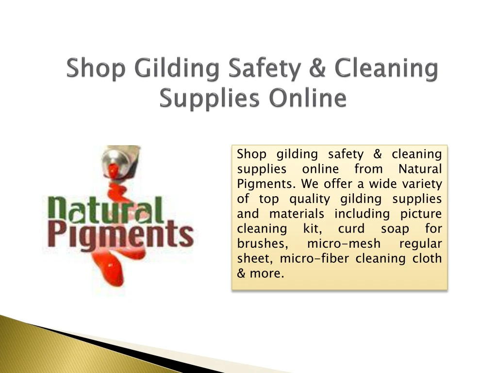 shop gilding safety cleaning supplies online