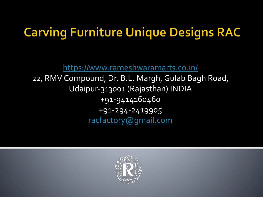 carving furniture unique designs rac