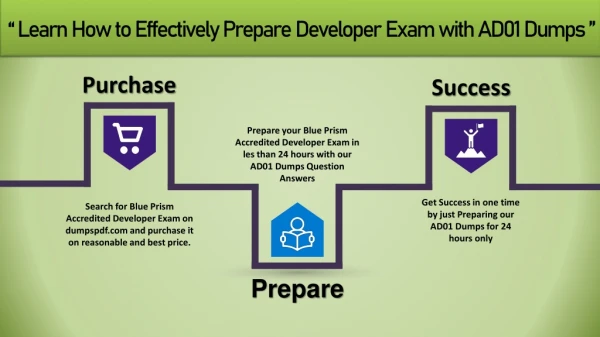 Learn How to Effectively Prepare Developer Exam with AD01 Dumps
