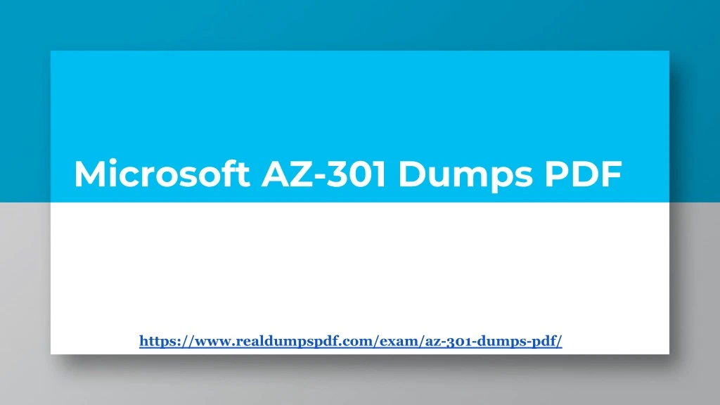 microsoft az 301 dumps pdf