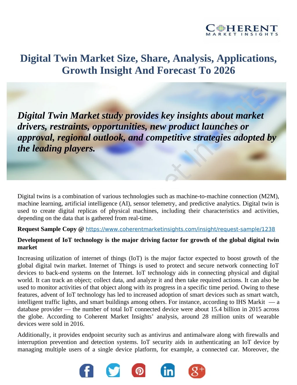 digital twin market size share analysis