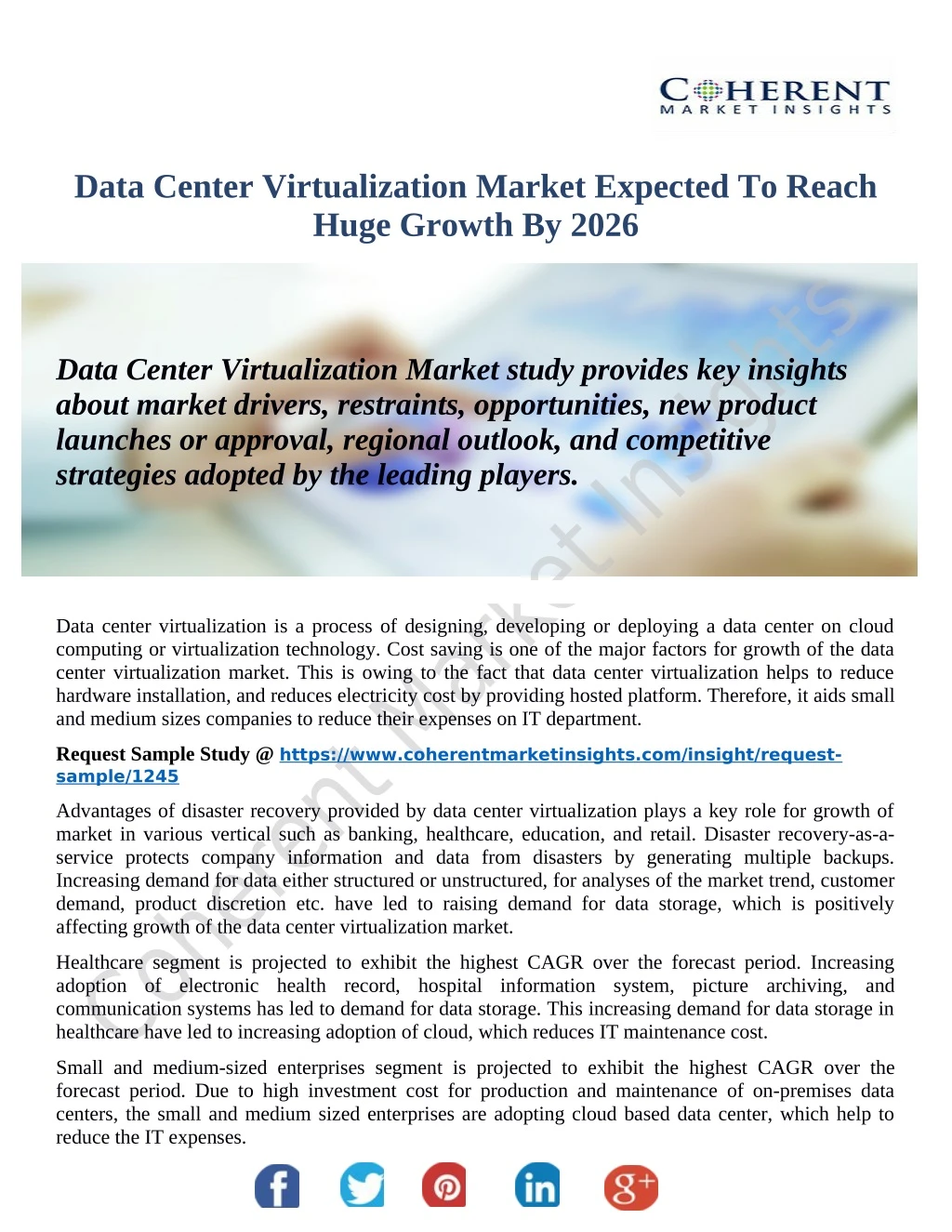 data center virtualization market expected