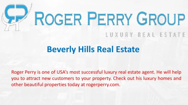 Beverly Hills Real Estate