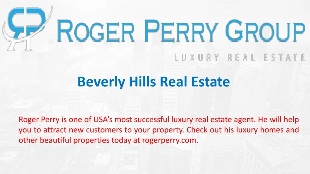 beverly hills real estate