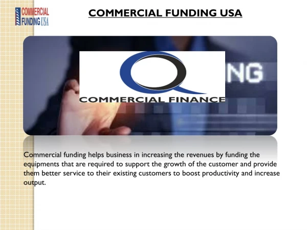 Franchise Financing Loans in USA- commercialfundingusa.com