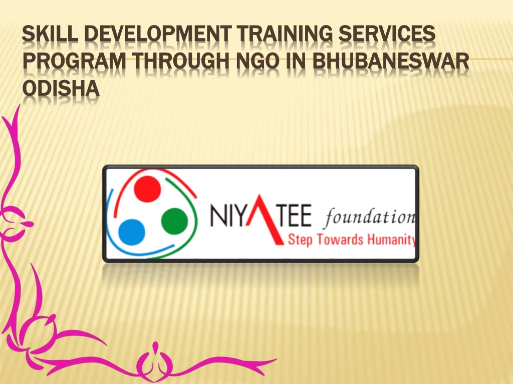 skill development training services program through ngo in bhubaneswar odisha