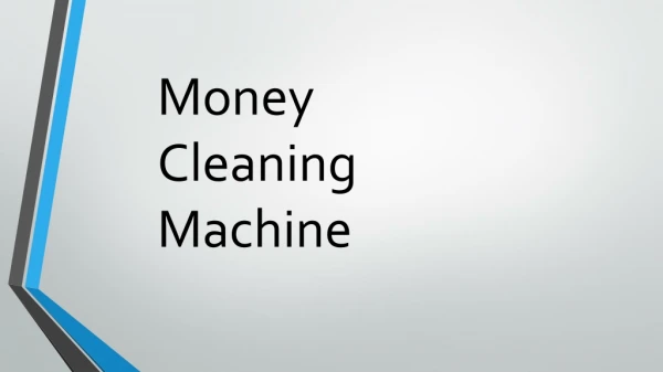 Currency Cleaning Chemical Formula