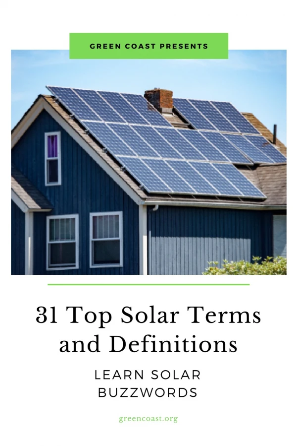 31 Top Solar Terms and Definitions - Learn Solar Buzzwords