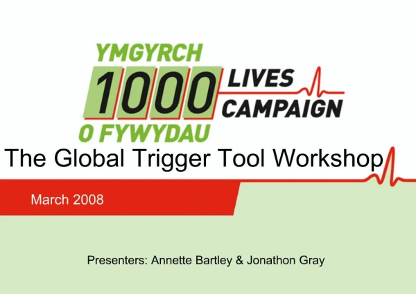 The Global Trigger Tool Workshop