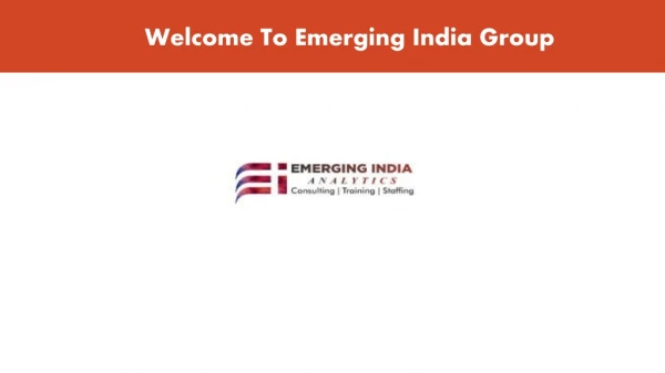 Best Data Analytics Consulting | Training | Staffing - Emerging India Group