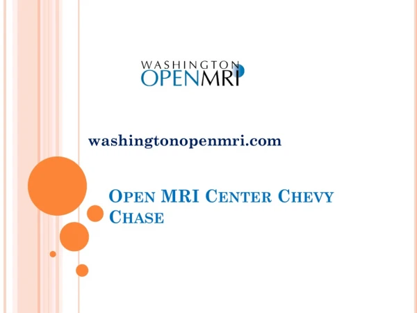 Open MRI Center Chevy Chase