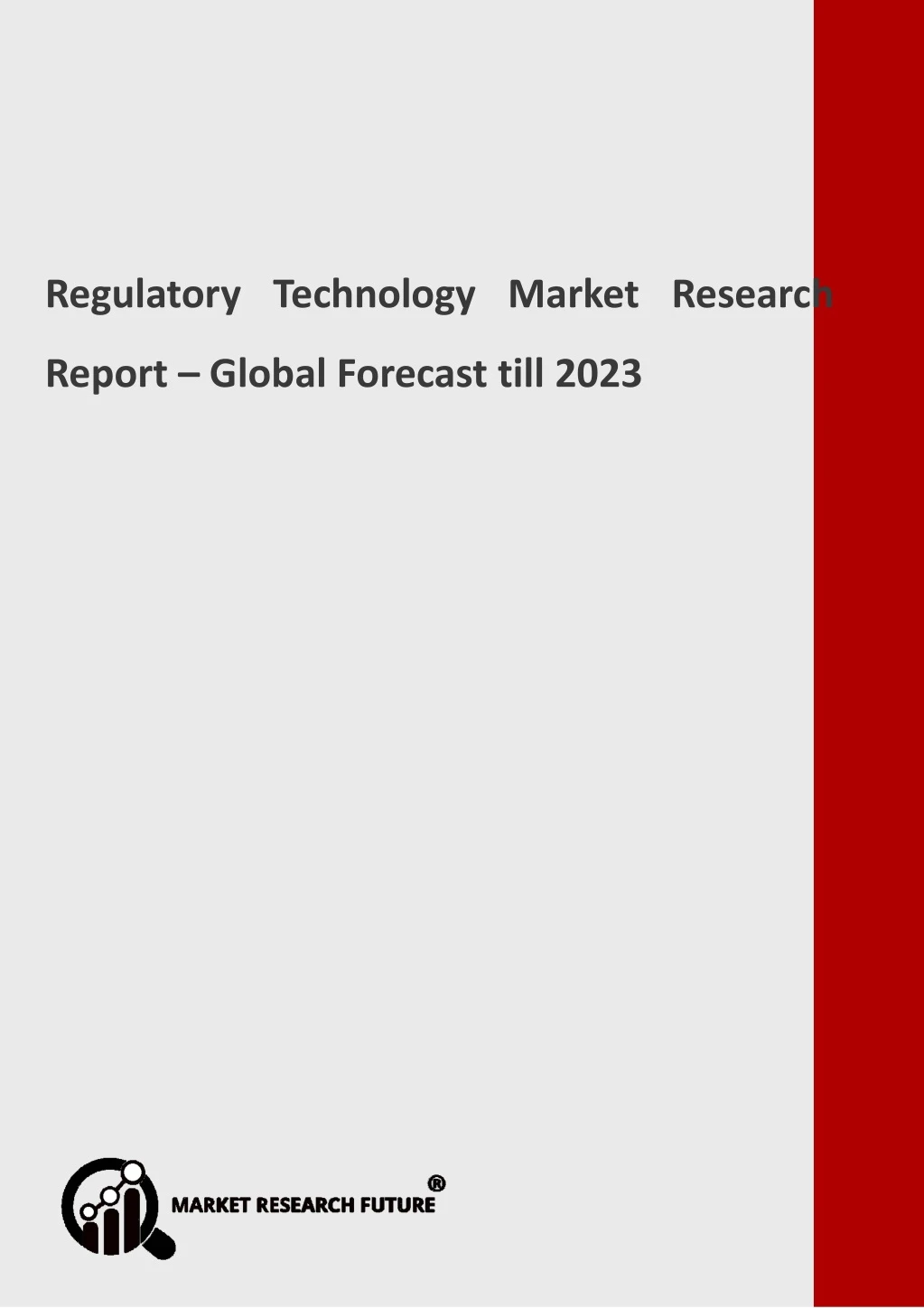 regulatory technology market research report