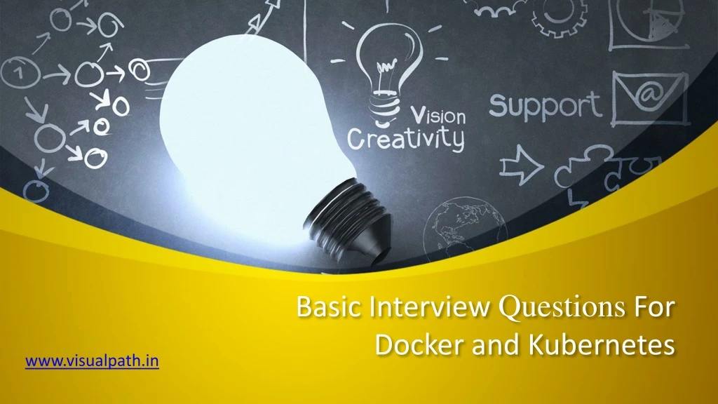 basic interview questions for docker and kubernetes
