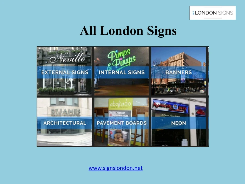 all london signs