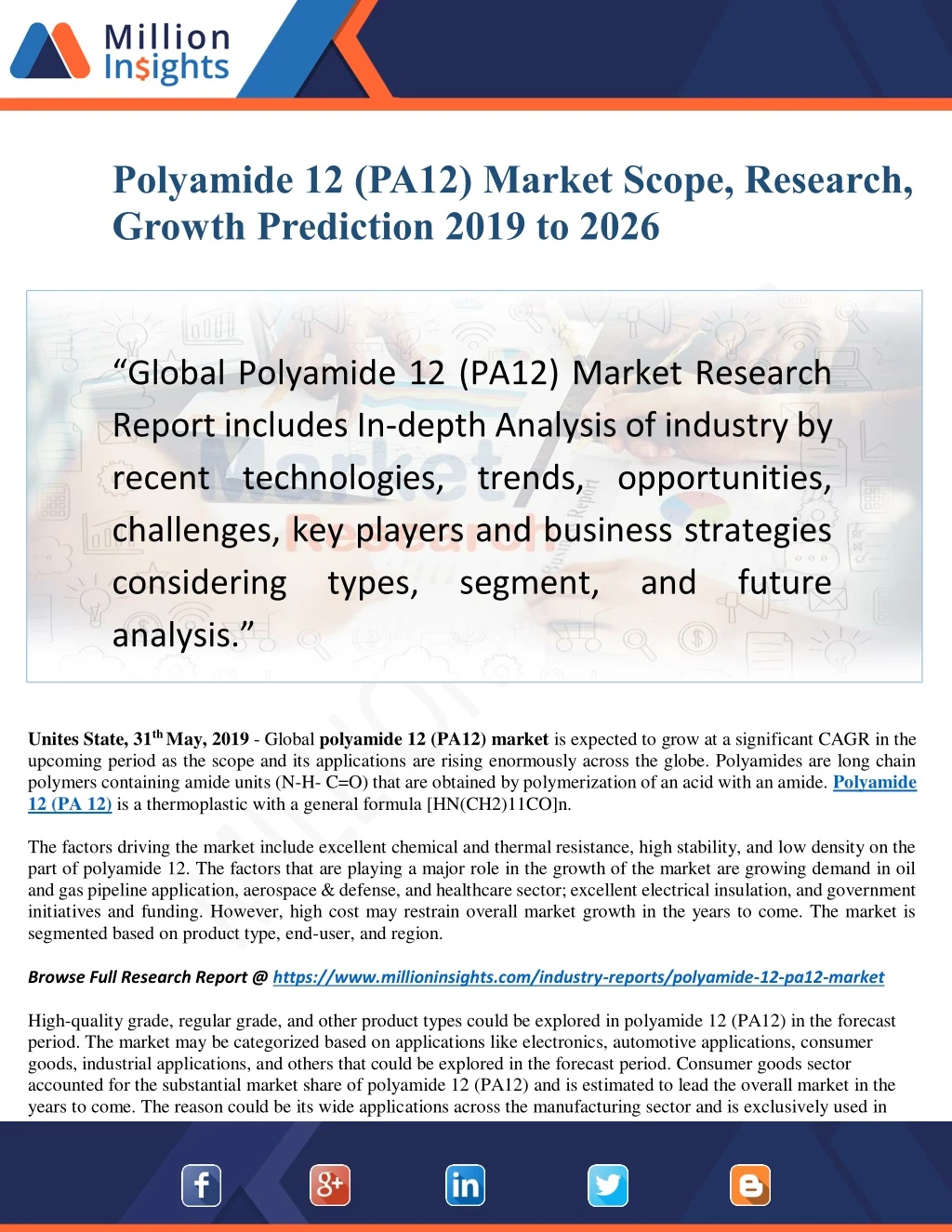 polyamide 12 pa12 market scope research growth