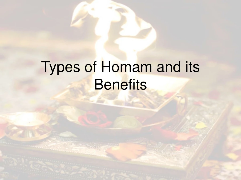 types of homam and its benefits