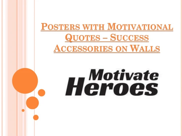 Posters with Motivational Quotes – Success Accessories on Walls