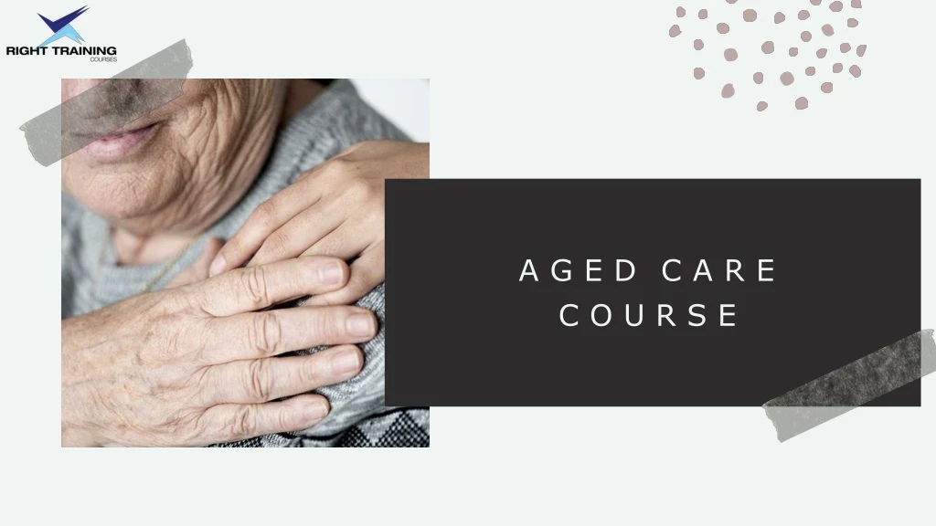 aged care course