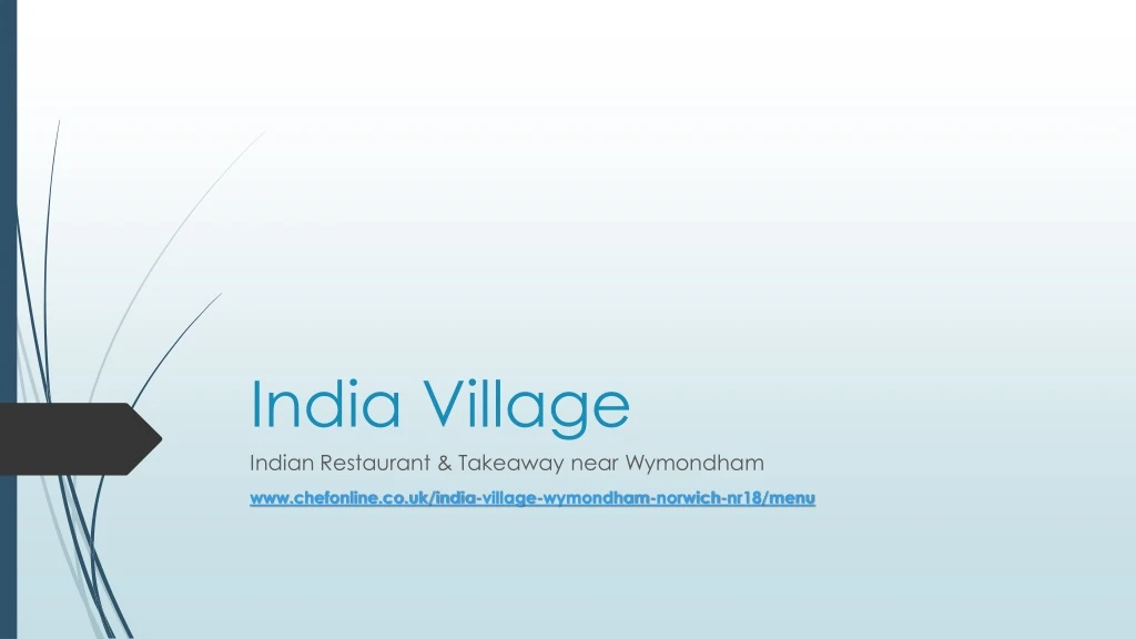 india village indian restaurant takeaway near