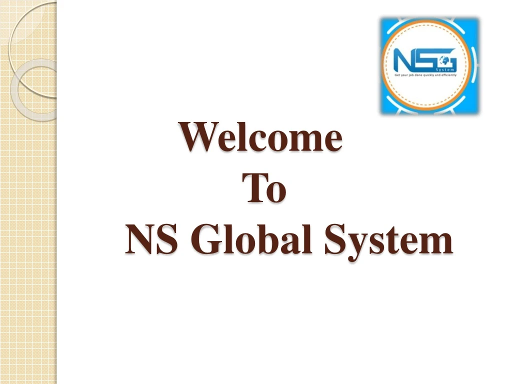 welcome to ns global system