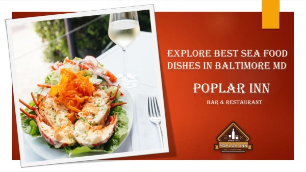 Explore Best Sea Food Dishes in Baltimore MD