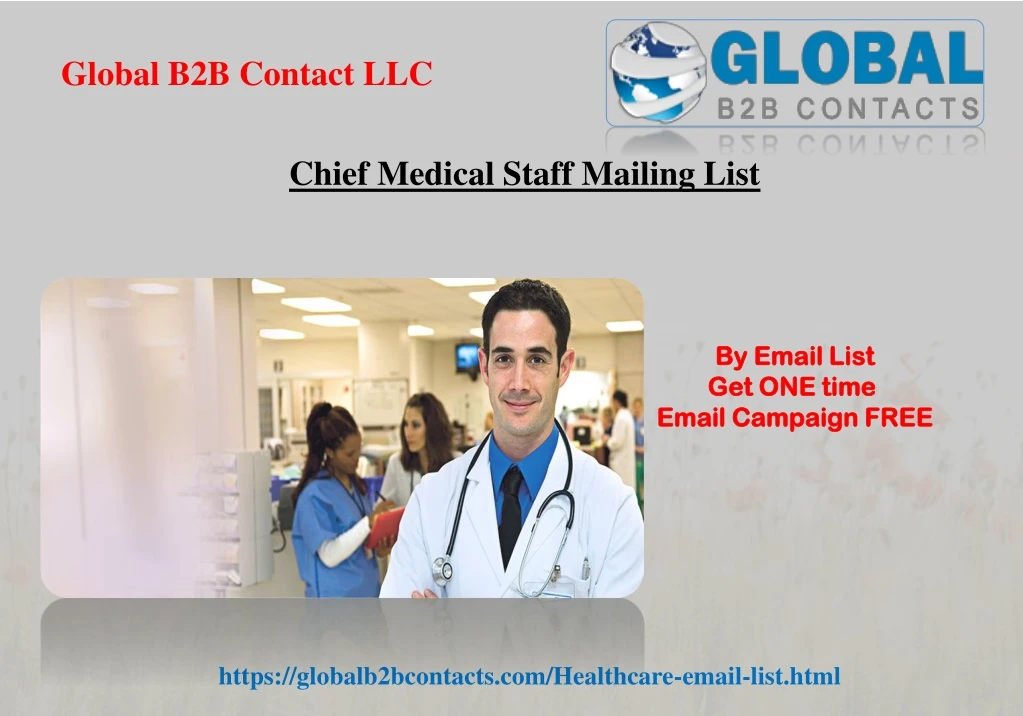 chief medical staff mailing list