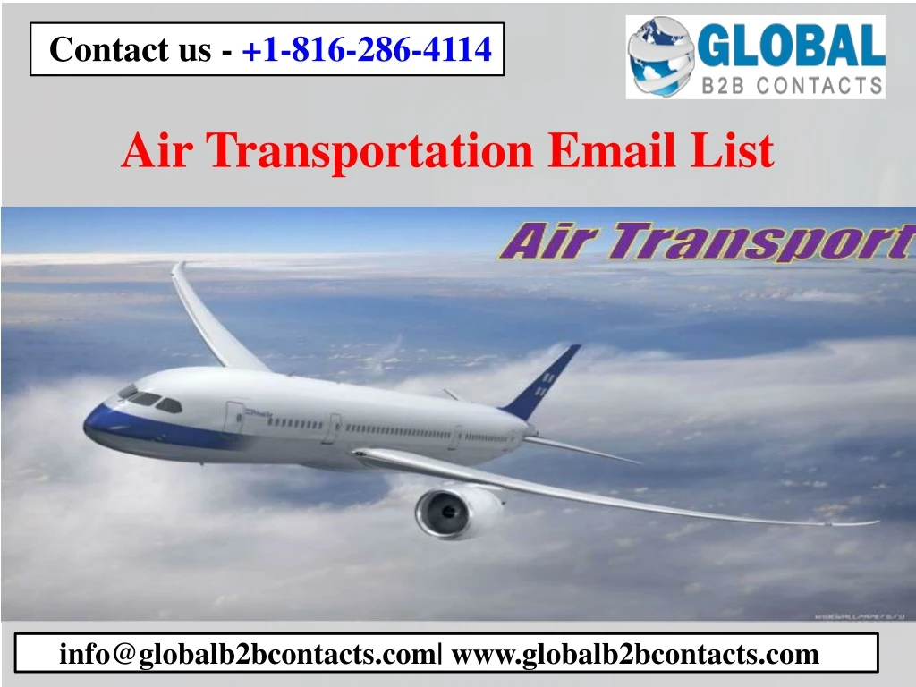 air transportation email list