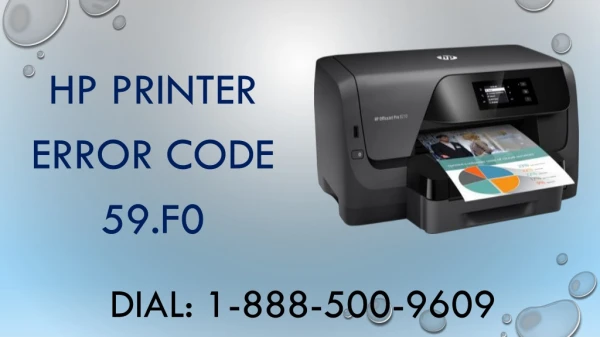 Fix HP Printer Error Code 59.F0 |1-888-500-9609