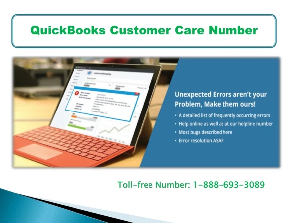 Instant help @ QuickBooks Customer care phone number