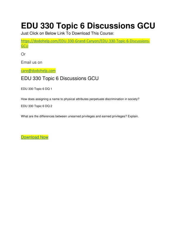 edu 330 topic 6 discussions gcu just click