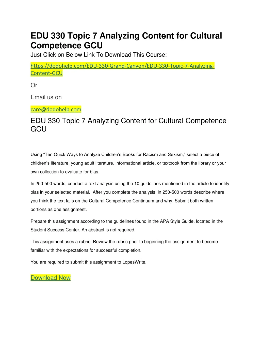 edu 330 topic 7 analyzing content for cultural