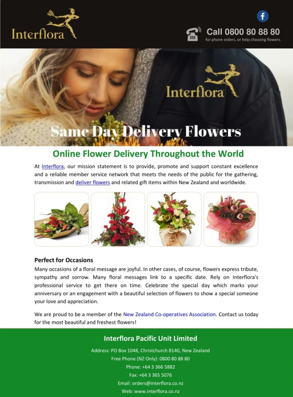 Online Flower Delivery Throughout the World
