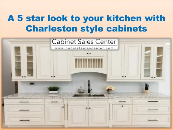 Charleston Style Cabinets - Cabinet Sales Center