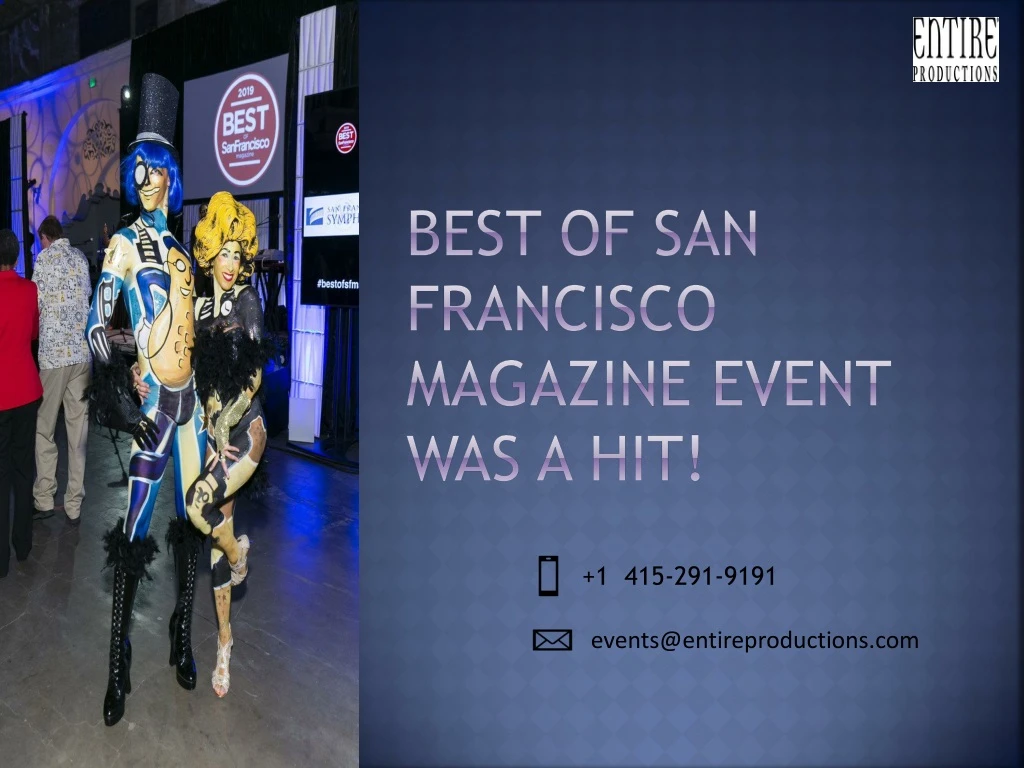 best of san francisco magazine event was a hit