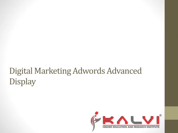 Digital Marketing Adwords Advanced Search